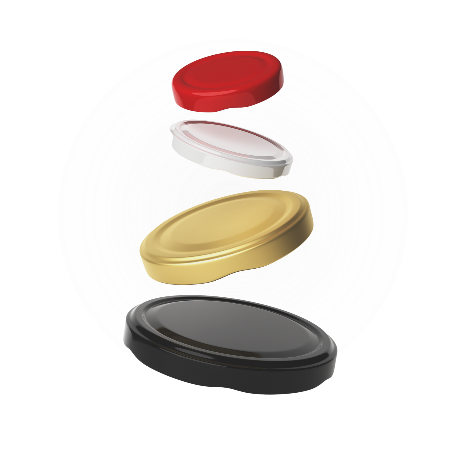 Capsule RICAPS sur un bocal